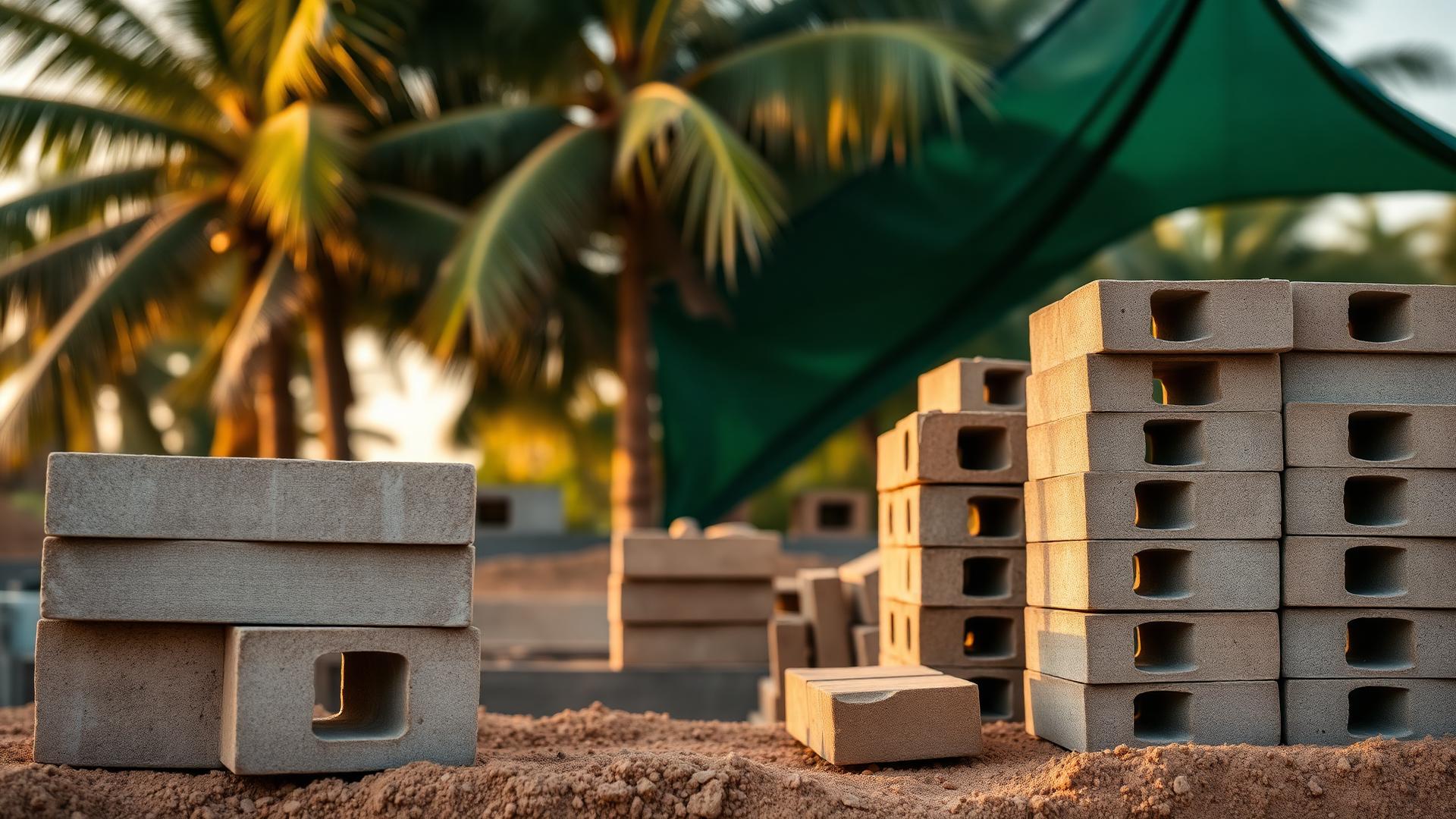 Matériaux de construction en Casamance